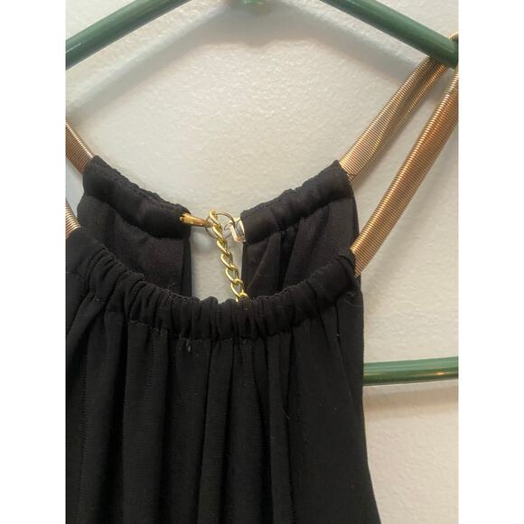 Prelude women’s black and print romper size medium - Picture 5 of 9